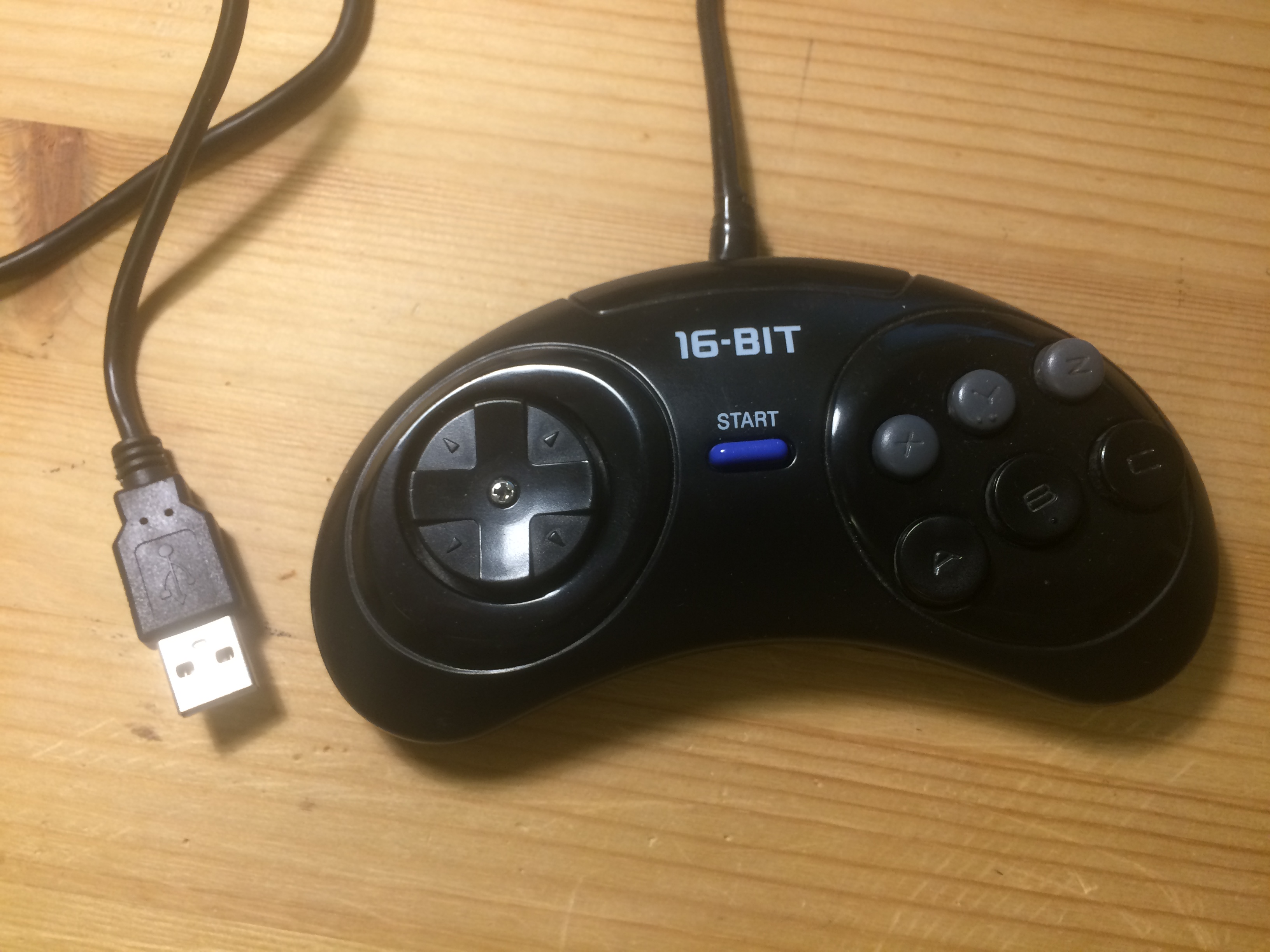 USB геймпад из джойстика SEGA MegaDrive (Genesis)